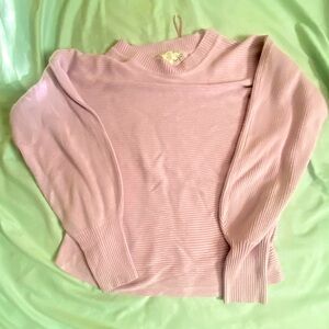 lavender knit sweater